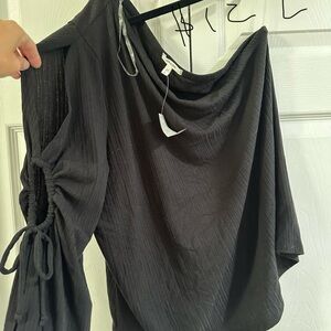 Maurices one shoulder dress shirt